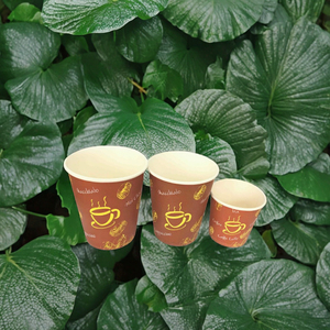 Gobelets en papier compostables écologiques à paroi simple pour jus, avec logo couleur personnalisé, 4oz-16oz, jetables pour boissons froides - Product Image 3