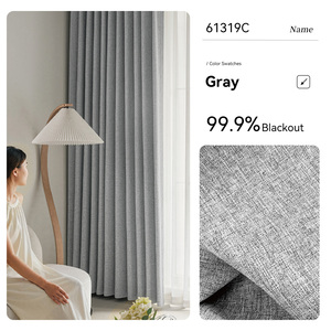 <span class=keywords><strong>Tende</strong></span> Oscuranti Complete ZSTARR per Soggiorno, <span class=keywords><strong>Finestra</strong></span> di Casa, Design di Lusso, Aspetto Lino, Tessuto Naturale, Stile Senza Sforzo - Product Image 5
