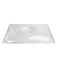 Couvercle de joint en plastique PP translucide 1/1 1/3 couvercle de casserole alimentaire Gastronorm couvercle de conteneur en polypropylène GN pour hôtels et restaurants