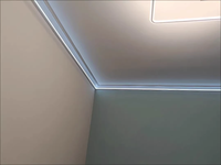 Ligne de Plâtre 60x60mm Bande LED Émettant Linéaire Lumière Plafond Coin pour Salon Chambre