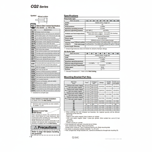 SMC Pneumatics Cylindre Compact CQ2B40-30DMZ Pièces Pneumatiques De Haute Qualité - Product Image 1
