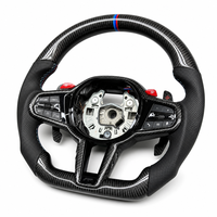 Volant en carbone forgé personnalisé haut de gamme avec LED pour BMW M3 G11 G22 X3 G01 G20 G30 G31 G38 G82 G80 F30 Accessoires de voiture