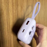 Power Bank Mini Portabel Pengisi Daya Cepat 22.5W Ukuran Kecil Bentuk Kapsul, Hadiah Promosi Logo Kustom Laris Manis