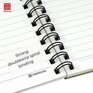 Carnet à spirales à couverture rigide en papier vert, impression numérique de haute qualité, 200 pages, 05 livres par paquet, emballage - Product Image 4