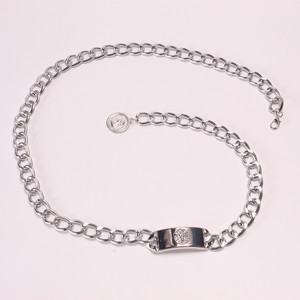 โซ่คาดเอวสีทองพร้อมจี้หัวสิงโต โซ่คาดตัวทำจากโลหะผสมสังกะสีสำหรับสวมใส่ลำลอง - Product Image 4