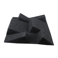 Panneaux muraux acoustiques autocollants en feutre RPET, fibres de polyester recyclées, revêtement mural insonorisant