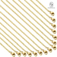 Collier élégant et simple en acier inoxydable avec chaîne en O pour femme, accessoire de bijouterie artisanale à maillons vierges, passe-partout