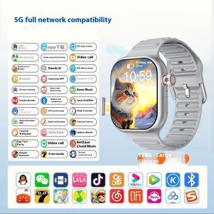 Montre Intelligente S10 4G Cellulaire Système Android Écran Tactile Carré AMOLED Chargement sans Fil 1,99" Suivi d'Activité pour <span class=keywords><strong>Google</strong></span> - Product Image 3