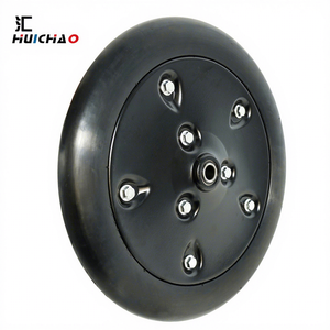 Conjunto de Ruedas de Presión para Sembradora Agrícola, 1x14 Pulgadas, Semineumáticas, de Goma y Acero, para Máquina Sembradora - Product Image 1
