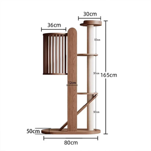 Özel kedi tırmalama kulesi Modern kedi tırmanma ağacı oyuncak oturma odası kedi tırmalama sütunu - Product Image 4