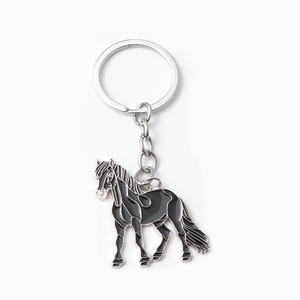 2026 Nieuwe Zodiac Metalen Paarden Sleutelhanger Creatieve Paardenhanger Sleutelhanger Telefoonhoesje Oordopjeshoesje Decoratieve Hanger Sleutelring Cadeau - Product Image 4