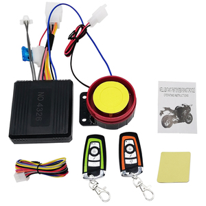 <span class=keywords><strong>Alarm</strong></span> Suara Motor Anti Maling Satu Arah dengan Jarak Kontrol 150m, Kunci & Remote Control dengan Penutup Tombol - Product Image 1