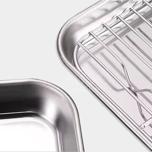Bakery Metal Professional Airflow <strong>Cooling</strong> Baking Tray <strong>Rack</strong> for Bread Pizza Cookie - Product Image 5