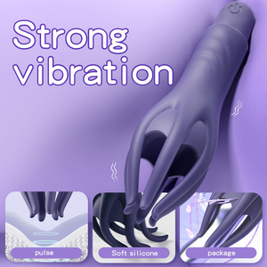 A Simulation tentacle glans massager penile adjustment training massager with 10 frequencies <b>vibrating</b> - Product Image 5