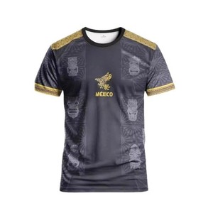 เสื้อฟุตบอลทีมชายเม็กซิโก แบบซับลิเมชั่น 240gsm คอกลม ระบายอากาศได้ดี ใส่ได้ทุกฤดู สำหรับผู้ใหญ่ ชุดกีฬา ระยะเวลาผลิตตัวอย่าง 7 วัน - Product Image 5