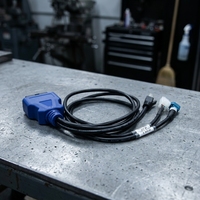 Cable de Diagnóstico OBD2 ICarsoft E2 Tesla LAN, Conector J1962 OBDII para Herramienta EV, Escáner de Vehículos Eléctricos, Programación de ECU