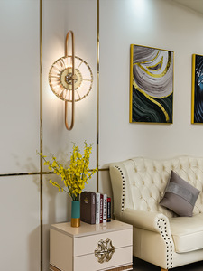 Lampada <span class=keywords><strong>da</strong></span> <span class=keywords><strong>Parete</strong></span> LED Moderna e Decorativa per Interni, Arte Astratta Modellata per Camera <span class=keywords><strong>da</strong></span> Letto - Product Image 4