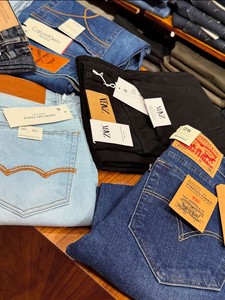 <span class=keywords><strong>Jeans</strong></span> da <span class=keywords><strong>Uomo</strong></span> Invernali Lavati a Vita Media Gamba Dritta Stile Coreano in Denim di Cotone Elasticizzato - Vendita all'Ingrosso - Product Image 5