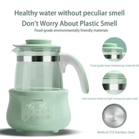 Prix direct usine contrôle de la température bouilloire verre intelligent chauffe-biberon produits d'alimentation pour bébés