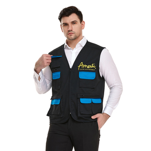 ZX Custom Volunteer Work Outdoor Safari Jagd Reisen Fliegen fischen Schießen Foto Wear Herren Utility Multi Pocket Cargo Weste - Product Image 5