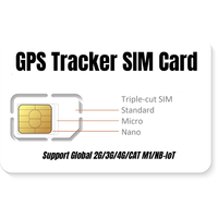 2G 3G 4G Roaming mundial GSM GPRS LTE Datos Tarjeta SIM 30M por tarifa mensual para dispositivo de seguimiento GPS