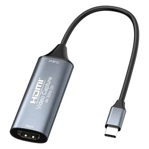Bộ chuyển đổi thẻ quay video USBC Type-C 4k giám sát ghi âm USB PS3/4 trò chơi phát trực tiếp phát sóng âm thanh HDMI - Product Image 1