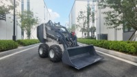 Mini-Kompaktlader 1000kg Radtyp 0,07m3 Benzin 9,92kW EPA EURO5 für Milchviehbetriebe Lagerhallen Gärten