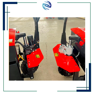 Novo caminhão de pálete semi-elétrico durável com sistema de frenagem manual + elétrico 1:56 - Product Image 2