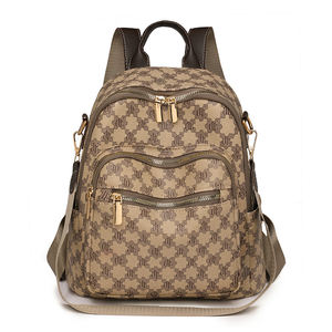 Mochila Modelo 2025 Hecha de Material PU. El forro está hecho de poliéster y presenta patrones geométricos.5928 - Product Image 1