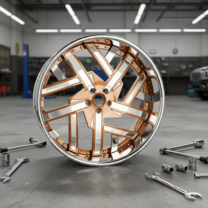 ล้อแม็กซ์ฟอร์จขอบ 22/24 นิ้ว 5 รู 112 โครเมียม 6 รูยึด 6x139.7/114.3/ แบบเว้า สำหรับออฟโรด - Product Image 2