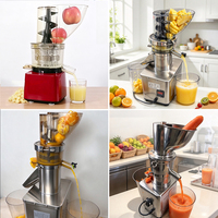 Extracteur de jus multifonctionnel puissant 350W-4000W pour fruits et légumes, presse à froid pour gingembre et pommes, moteur direct usine