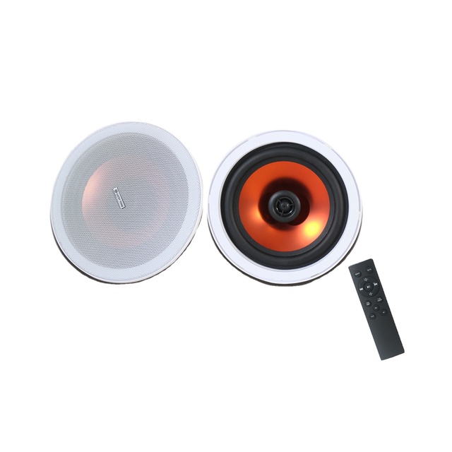 6 Inch TWS Bluetooth Active Ceiling Speaker 2x25W with Built in DAC for Smart Home Background Music System