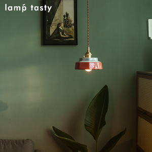 Japanese Style Ceramic LED Pendant <b>Light</b> Square Single Head For Bedroom Dining Room Retro Vintage Home <b>Lighting</b> - Product Image 2