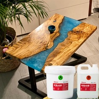 Résine époxy et durcisseur écologiques pour tables en résine, artisanat et coulée profonde
