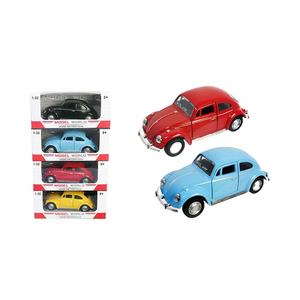 Emulation old classic model 1: 32 scale die cast pull back beetle car metal vintage car toys for kids - Product Image 1