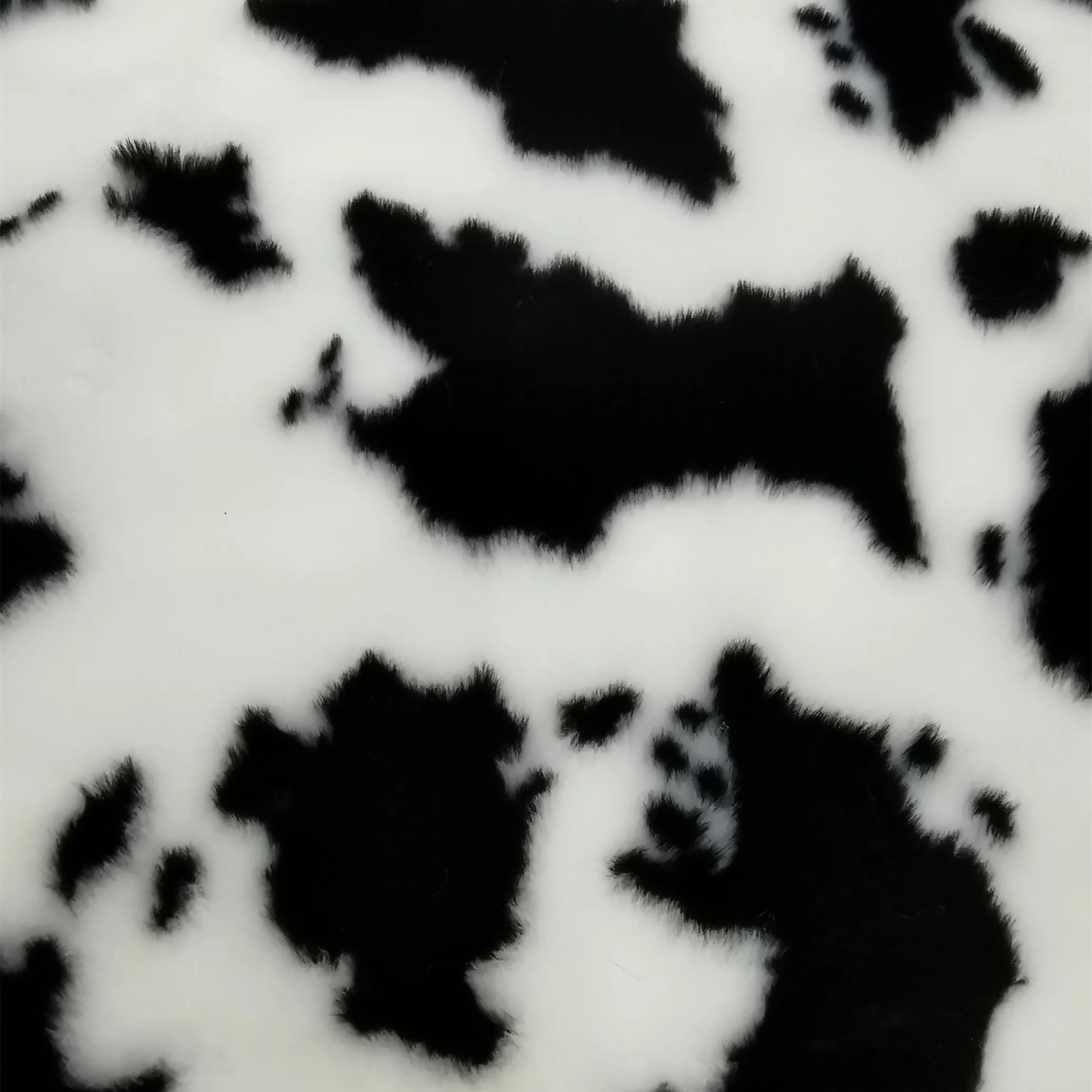 Hot Phong Cách Vải Sang Trọng Chất Lượng Jacquard Bò Faux Fur Lớn Lông Thời Trang Vải Sang Trọng