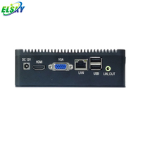 Mini PC sans ventilateur ELSKY NANO19 pas cher avec processeur Intel Celeron J1900 pour les systèmes de gestion de casino, les machines de jeu