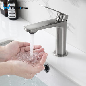 <span class=keywords><strong>Robinet</strong></span> <span class=keywords><strong>Turbo</strong></span> K1 Kaiping Wenzhou Sanitary Ware, <span class=keywords><strong>robinet</strong></span> de salle de bain en laiton nickel brossé, montage sur plan, haute <span class=keywords><strong>pression</strong></span> - Product Image 2