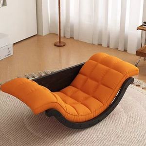 Banana Shaped Single Sofa Chair Home Leisure Rocking Recliner for Living Room Balcony Multi Use <b>Bean</b> <b>Bag</b> Sofas - Product Image 1