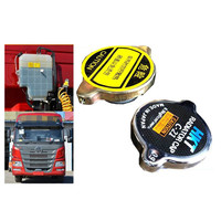 Tapa de radiador universal de 0.9 bar, tapa de tanque de agua con regulación de presión antifugas para sistema de refrigeración de automóviles, camiones y vehículos todoterreno.