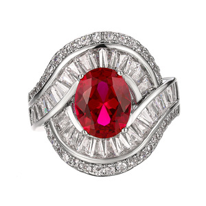 Anillo de Moda Sencillo con Baño de Oro sobre Cobre, Simulación de Paraíba Verde, Piedra Principal de 8*10, Joyería de Alta Gama 2026 - Product Image 5