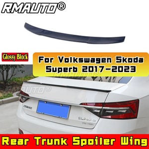 สปอยเลอร์หลังคาท้ายรถยนต์ สำหรับ Volkswagen Skoda Superb ปี 2017-2023 ชุดแต่งสปอยเลอร์หลังคา ปีกหลังคา อุปกรณ์ตกแต่งรถยนต์ - Product Image 2