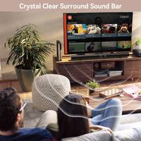 Barre de son Samtronic SM-1807 avec caisson de basses, stéréo 3D, 50W, 4 haut-parleurs, télécommande, montage mural, lecteur de disque U