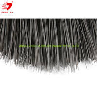 Brosse latérale industrielle en fil d'acier rond Zhenda - Nouvelle taille et couleur personnalisables pour le balayage de la neige et des routes