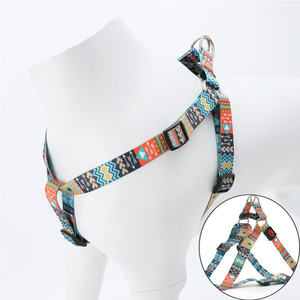 フォレストスターリーボヘミアンエスニックスタイル熱伝達ソフトプリントパターン昇華ペットドッグハーネスの標準ステップ - Product Image 3