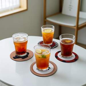 Sous-verres en métal pour boissons chaudes/froides - Décoration de bar à café et de table à manger, accessoires de salon, lot de 4 - Product Image 2