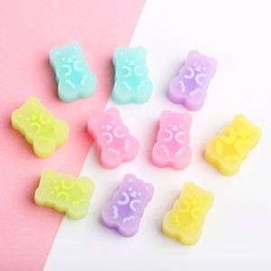 Gomme à effacer créative en forme d'ours en gélatine, cadeau promotionnel pour étudiants, petit cadeau, couleur unie, transparente - Product Image 1