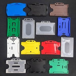 Popular Hot Sales Transparent Acrylic Business Id <b>Card</b> Holder Block <b>Table</b> Retractable Id <b>Card</b> Holder - Product Image 2