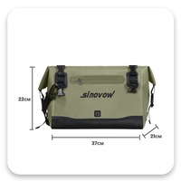 Sac à dos étanche en PVC de 15 L grande capacité, portable, pour voyage, camping, sport, activités de plein air, sac de sport, sac à bandoulière, escalade