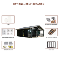Maison préfabriquée modulaire extensible de type Granny Flat, conforme aux normes australiennes, kit de maison portable moderne à 2 chambres, petite villa